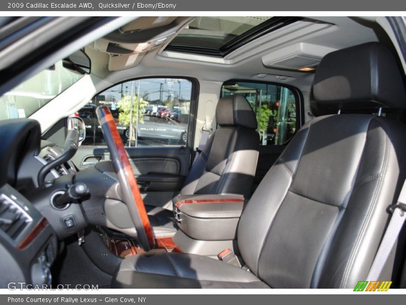 Quicksilver / Ebony/Ebony 2009 Cadillac Escalade AWD