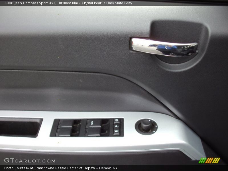 Brilliant Black Crystal Pearl / Dark Slate Gray 2008 Jeep Compass Sport 4x4