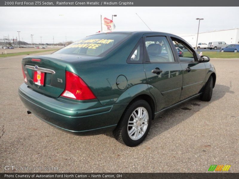 Rainforest Green Metallic / Medium Graphite 2000 Ford Focus ZTS Sedan