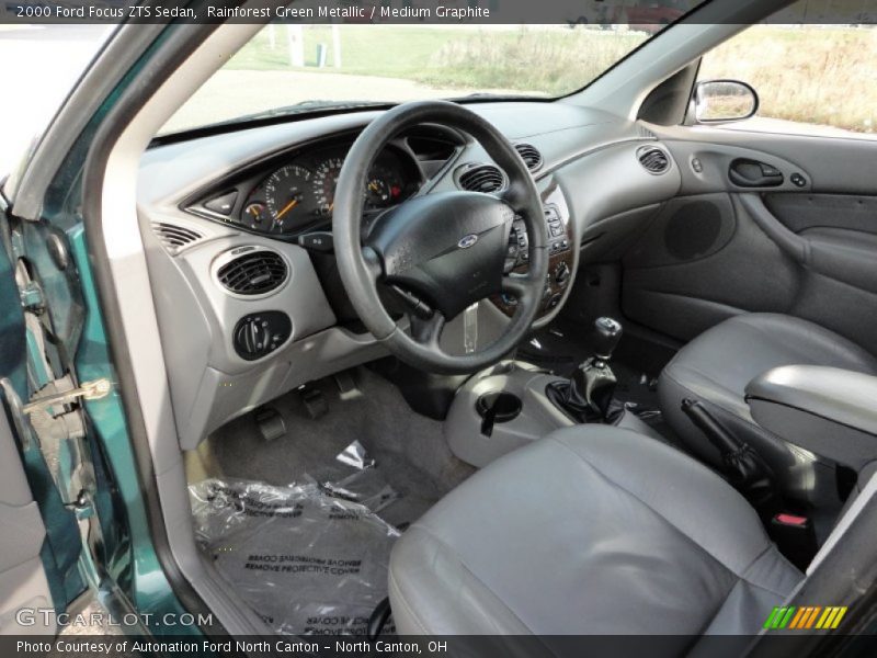 Medium Graphite Interior - 2000 Focus ZTS Sedan 
