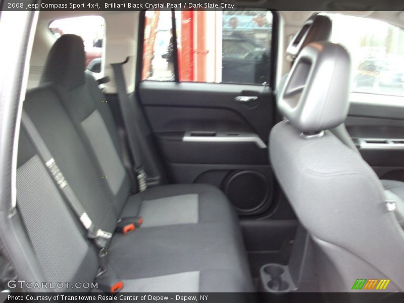 Brilliant Black Crystal Pearl / Dark Slate Gray 2008 Jeep Compass Sport 4x4