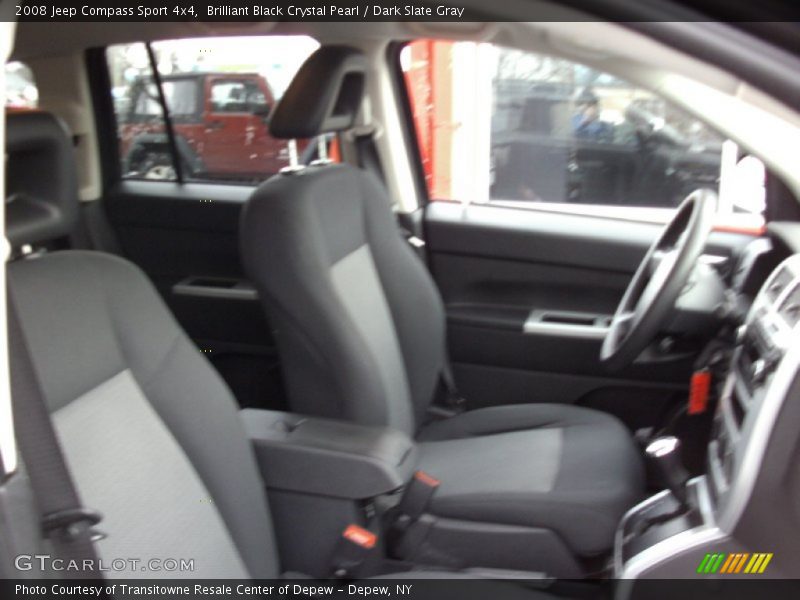 Brilliant Black Crystal Pearl / Dark Slate Gray 2008 Jeep Compass Sport 4x4