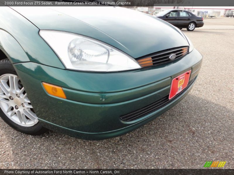 Rainforest Green Metallic / Medium Graphite 2000 Ford Focus ZTS Sedan