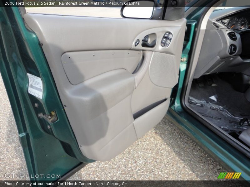 Rainforest Green Metallic / Medium Graphite 2000 Ford Focus ZTS Sedan