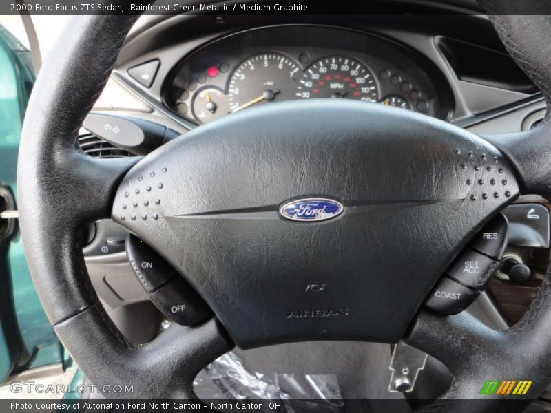 Rainforest Green Metallic / Medium Graphite 2000 Ford Focus ZTS Sedan