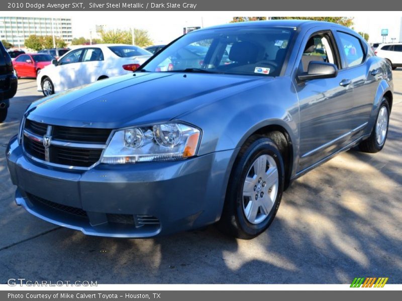 Silver Steel Metallic / Dark Slate Gray 2010 Dodge Avenger SXT