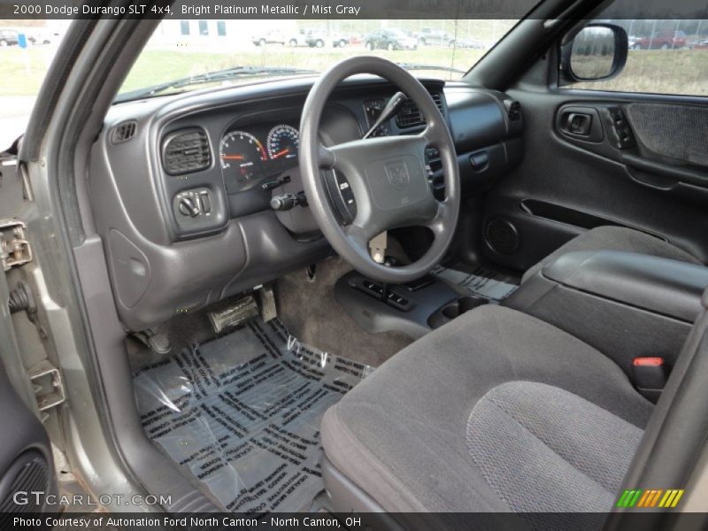 Bright Platinum Metallic / Mist Gray 2000 Dodge Durango SLT 4x4