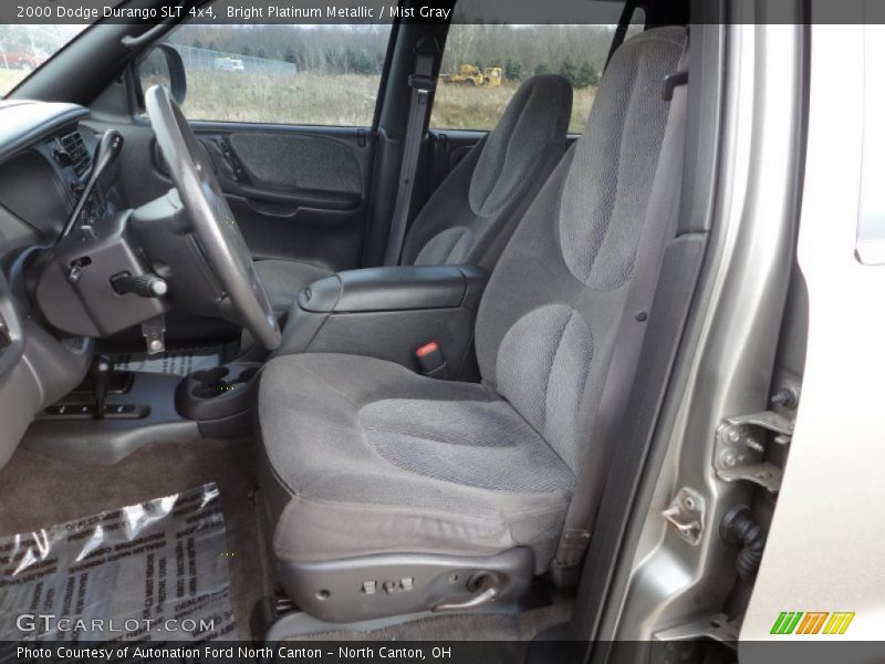 Bright Platinum Metallic / Mist Gray 2000 Dodge Durango SLT 4x4