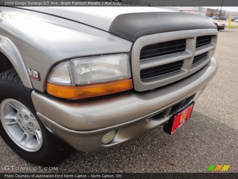 Bright Platinum Metallic / Mist Gray 2000 Dodge Durango SLT 4x4