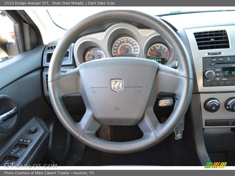 Silver Steel Metallic / Dark Slate Gray 2010 Dodge Avenger SXT