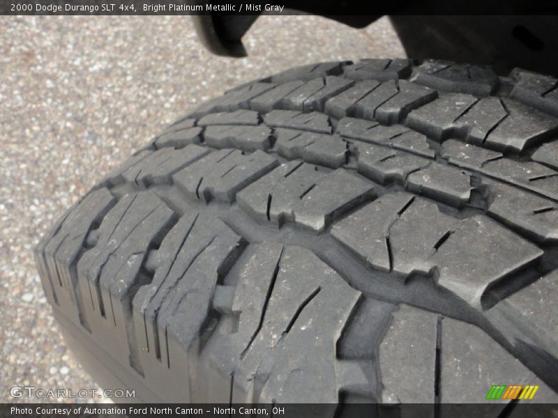 Bright Platinum Metallic / Mist Gray 2000 Dodge Durango SLT 4x4