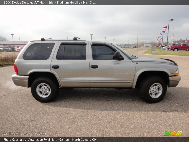Bright Platinum Metallic / Mist Gray 2000 Dodge Durango SLT 4x4