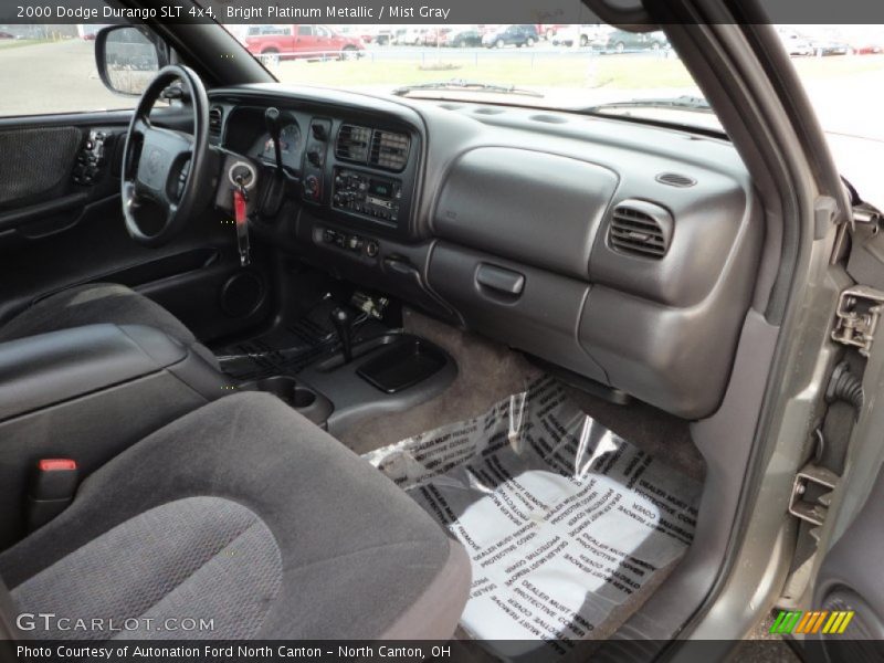 Bright Platinum Metallic / Mist Gray 2000 Dodge Durango SLT 4x4