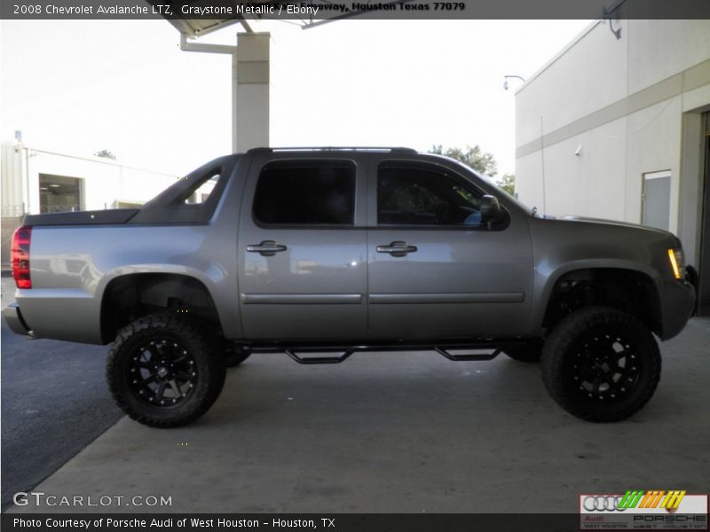 Graystone Metallic / Ebony 2008 Chevrolet Avalanche LTZ