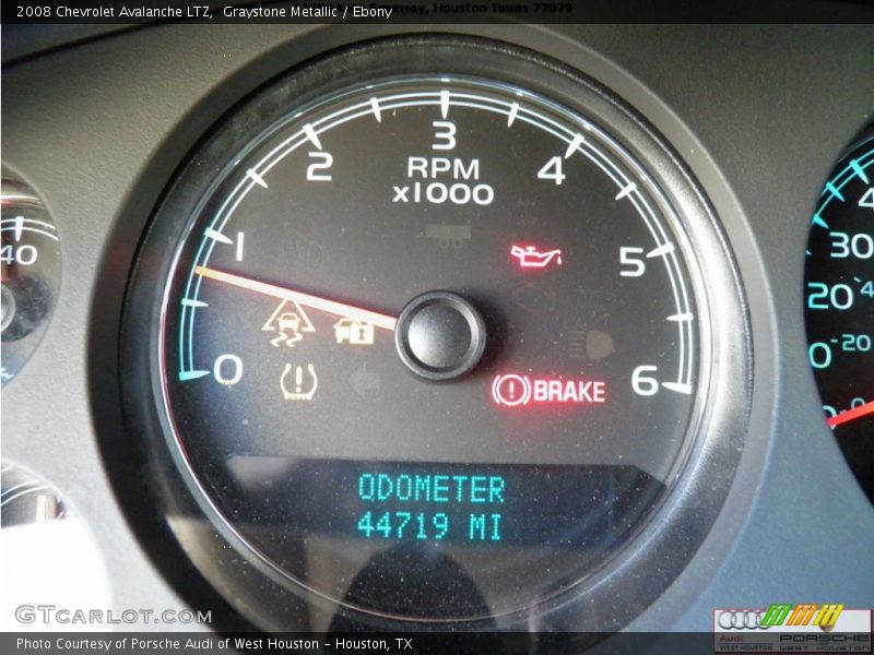 Graystone Metallic / Ebony 2008 Chevrolet Avalanche LTZ