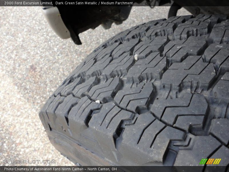 Dark Green Satin Metallic / Medium Parchment 2000 Ford Excursion Limited