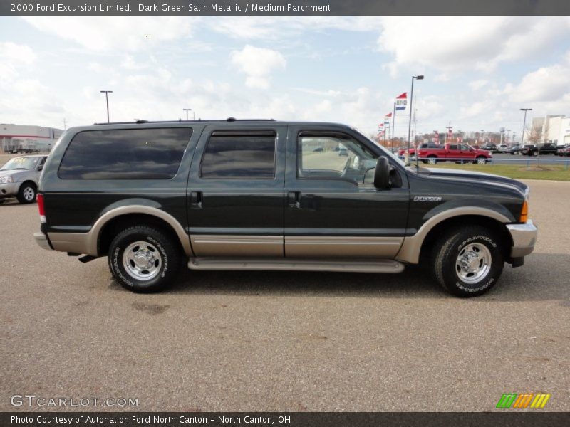  2000 Excursion Limited Dark Green Satin Metallic
