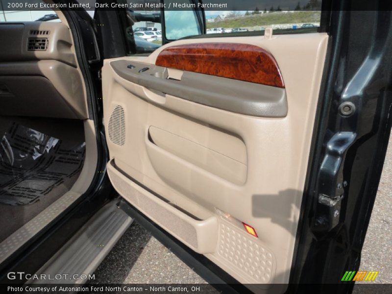 Dark Green Satin Metallic / Medium Parchment 2000 Ford Excursion Limited