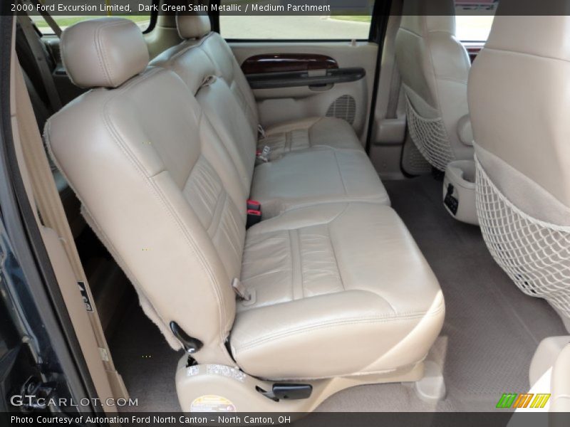 Dark Green Satin Metallic / Medium Parchment 2000 Ford Excursion Limited