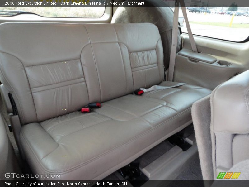 Dark Green Satin Metallic / Medium Parchment 2000 Ford Excursion Limited