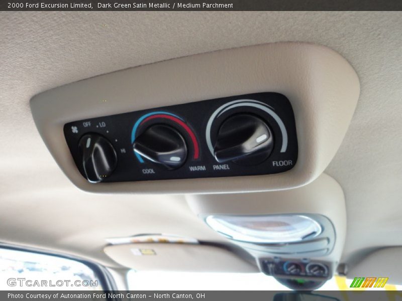 Dark Green Satin Metallic / Medium Parchment 2000 Ford Excursion Limited