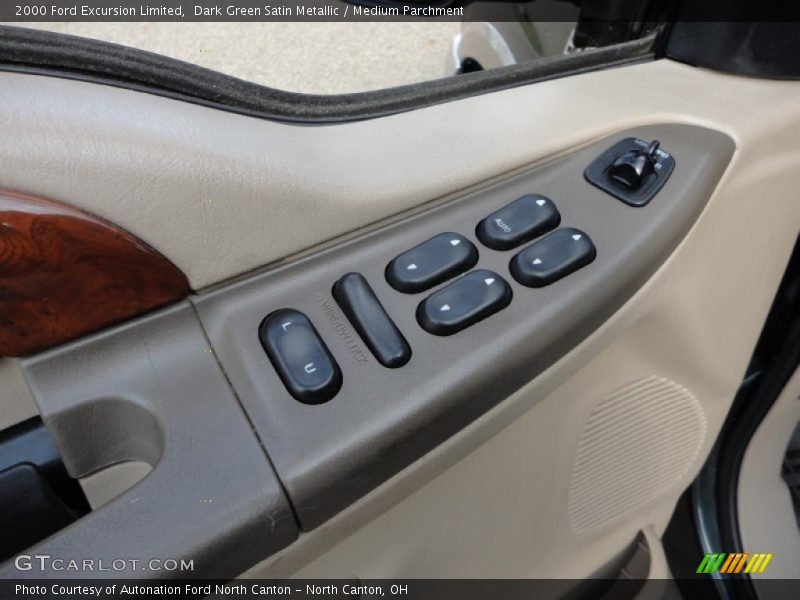 Dark Green Satin Metallic / Medium Parchment 2000 Ford Excursion Limited