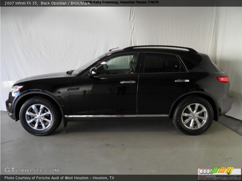 Black Obsidian / Brick/Black 2007 Infiniti FX 35