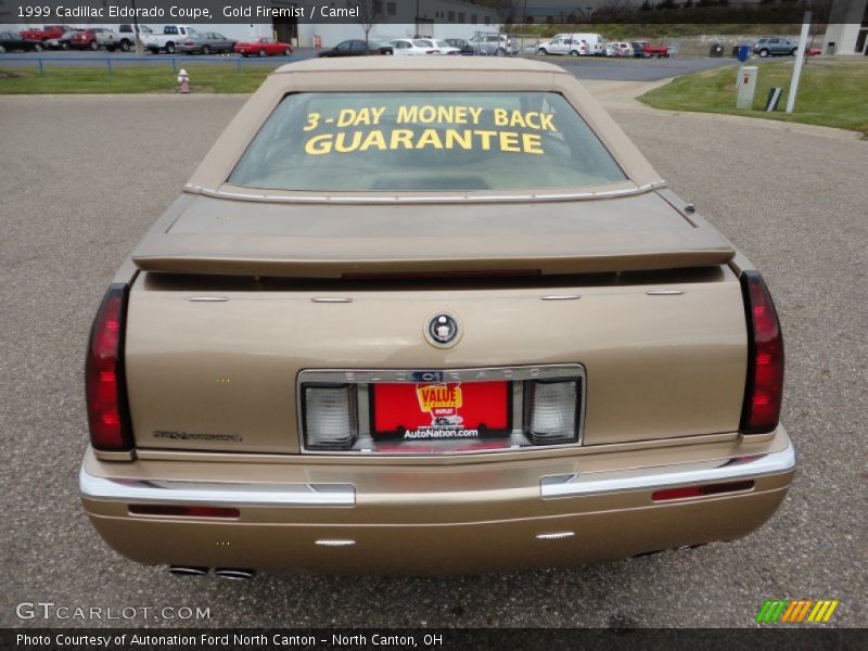 Gold Firemist / Camel 1999 Cadillac Eldorado Coupe