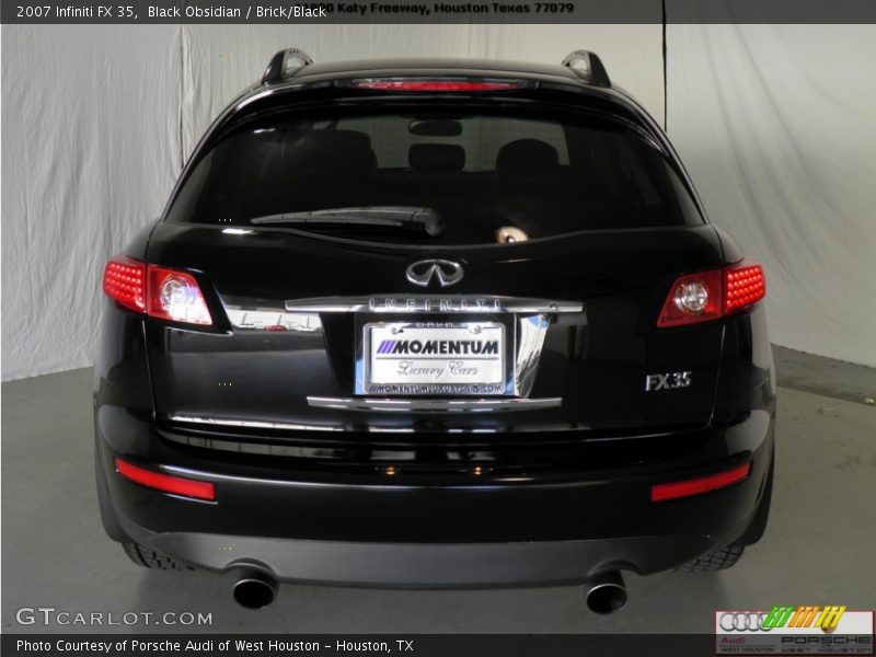 Black Obsidian / Brick/Black 2007 Infiniti FX 35