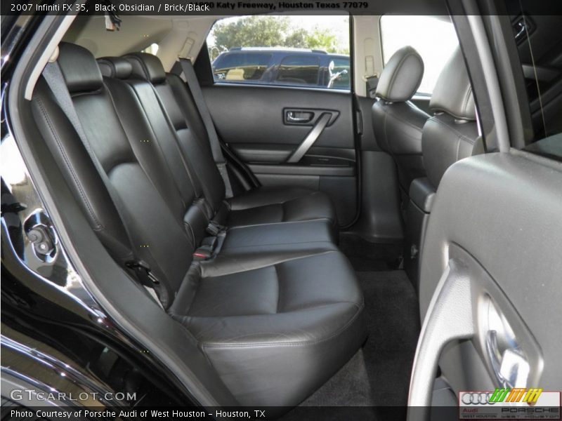 Black Obsidian / Brick/Black 2007 Infiniti FX 35
