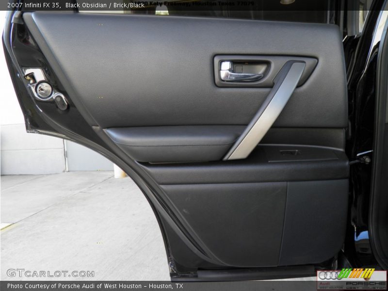 Black Obsidian / Brick/Black 2007 Infiniti FX 35