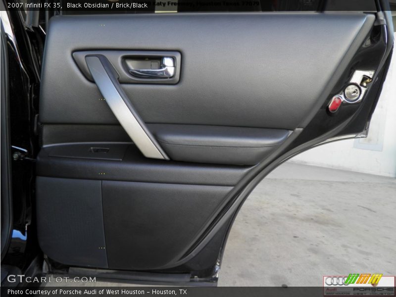 Black Obsidian / Brick/Black 2007 Infiniti FX 35