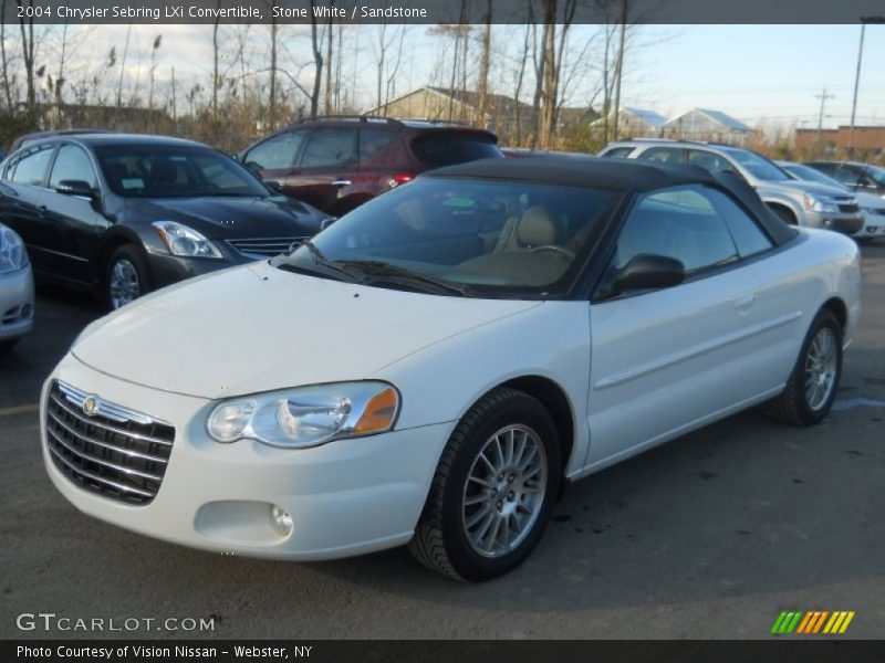 Stone White / Sandstone 2004 Chrysler Sebring LXi Convertible