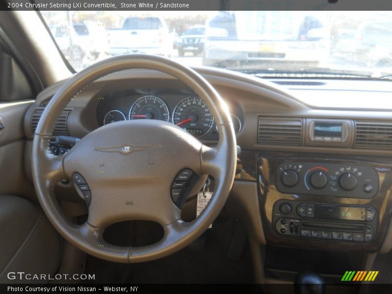 Stone White / Sandstone 2004 Chrysler Sebring LXi Convertible
