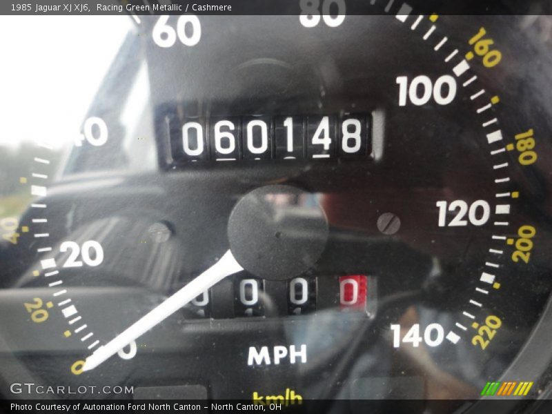 Racing Green Metallic / Cashmere 1985 Jaguar XJ XJ6