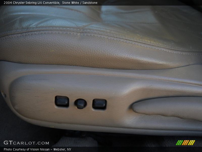 Stone White / Sandstone 2004 Chrysler Sebring LXi Convertible
