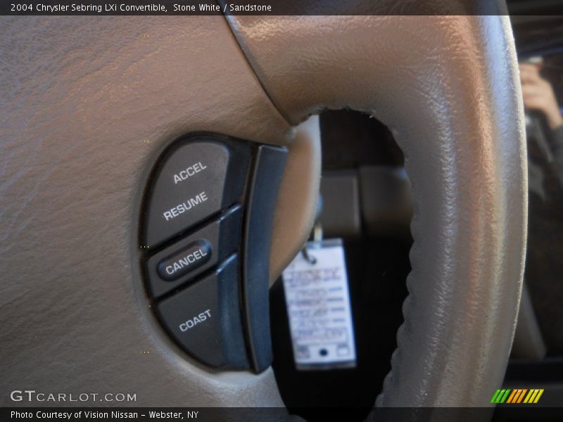 Stone White / Sandstone 2004 Chrysler Sebring LXi Convertible