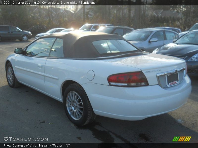 Stone White / Sandstone 2004 Chrysler Sebring LXi Convertible