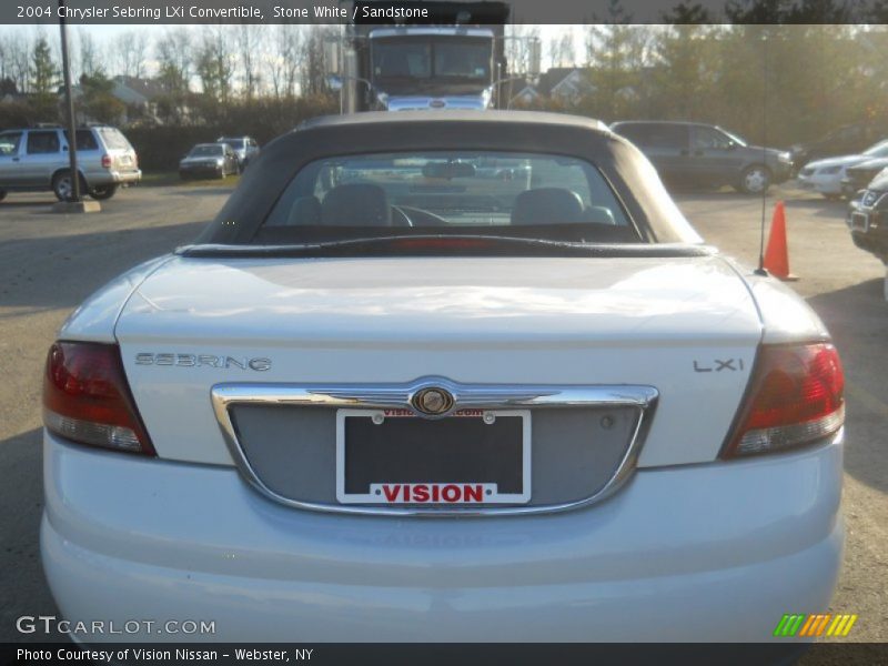 Stone White / Sandstone 2004 Chrysler Sebring LXi Convertible