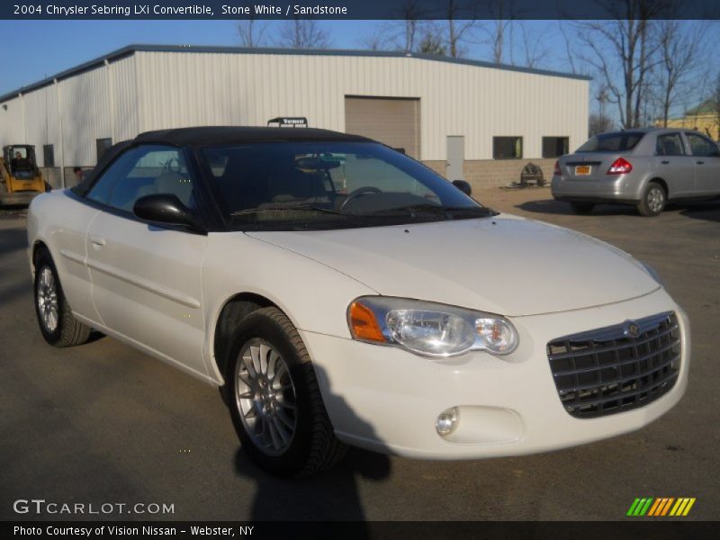 Stone White / Sandstone 2004 Chrysler Sebring LXi Convertible