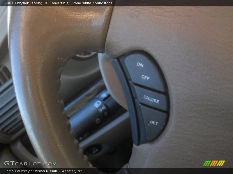 Stone White / Sandstone 2004 Chrysler Sebring LXi Convertible