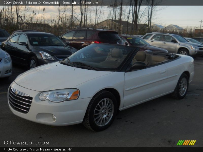 Stone White / Sandstone 2004 Chrysler Sebring LXi Convertible