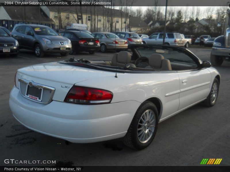Stone White / Sandstone 2004 Chrysler Sebring LXi Convertible