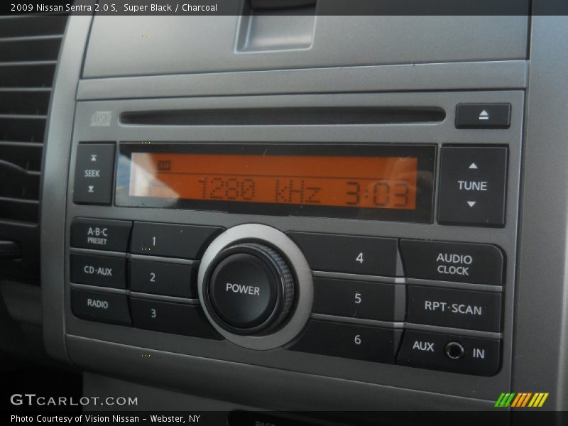 Super Black / Charcoal 2009 Nissan Sentra 2.0 S