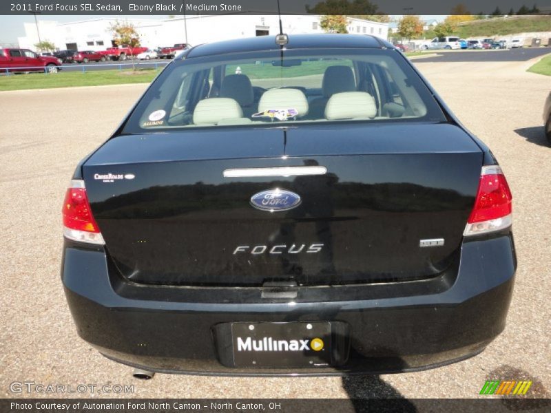 Ebony Black / Medium Stone 2011 Ford Focus SEL Sedan
