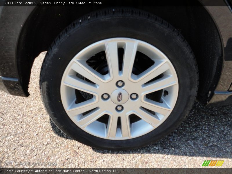 Ebony Black / Medium Stone 2011 Ford Focus SEL Sedan