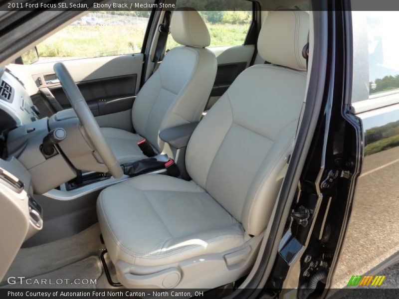 Ebony Black / Medium Stone 2011 Ford Focus SEL Sedan
