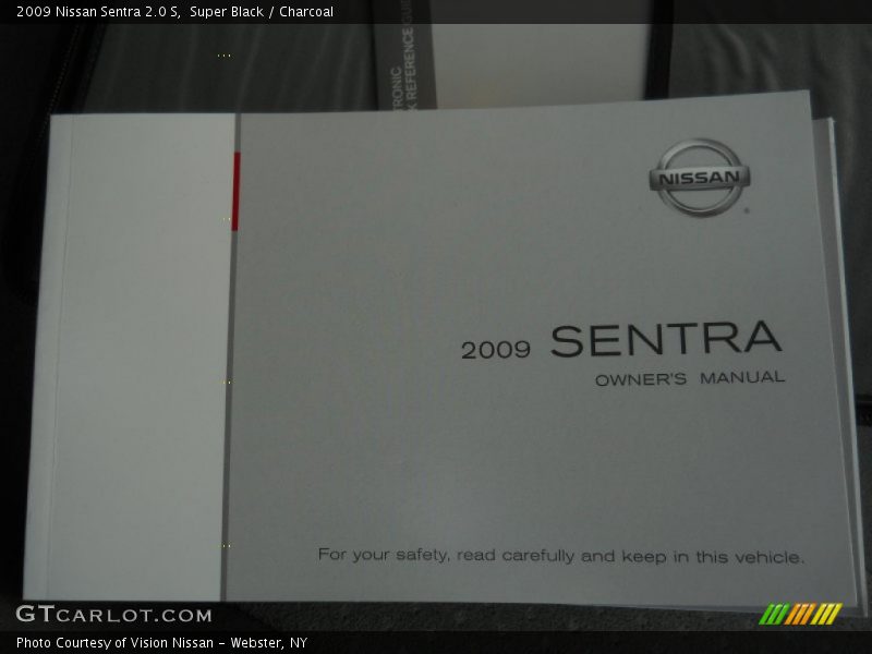 Super Black / Charcoal 2009 Nissan Sentra 2.0 S