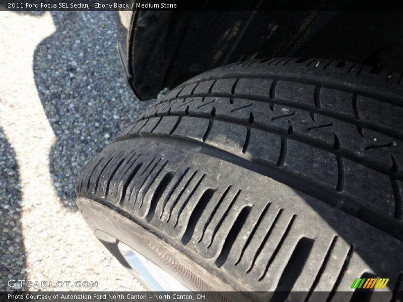 Ebony Black / Medium Stone 2011 Ford Focus SEL Sedan