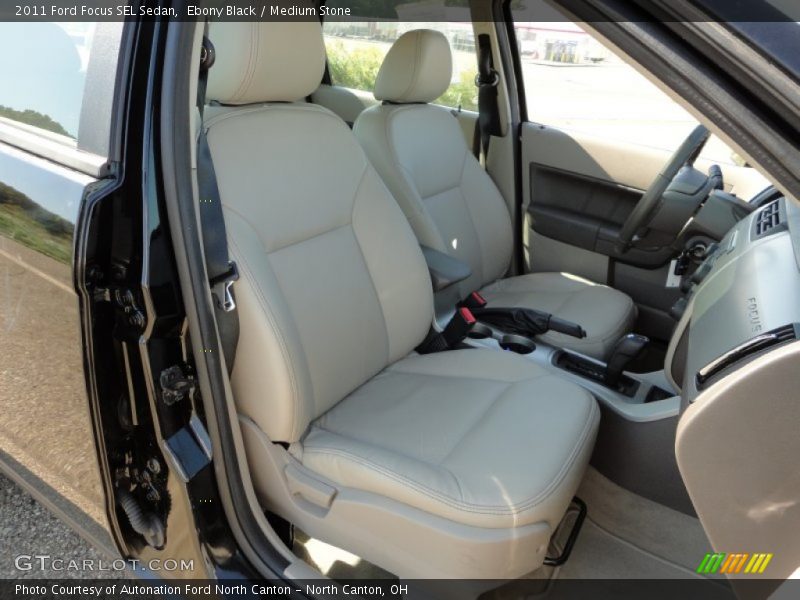 Ebony Black / Medium Stone 2011 Ford Focus SEL Sedan
